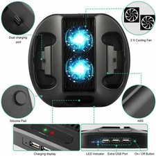 For Xbox Series S Console Vertical Stand Cooling Fan Controller Charging USB Hub