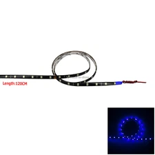 1x Blue Flexible Strip Light Waterproof 48 5050 SMD LED M032