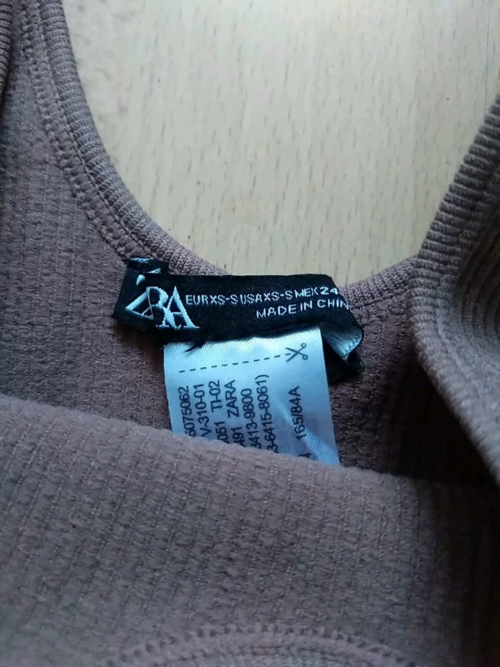Zara Damen Body braun Größe XS - Bild 3 von 4