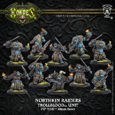 Hordes Trollbloods Northkin Raiders Trollkin Unit PIP71110 Privateer Press 