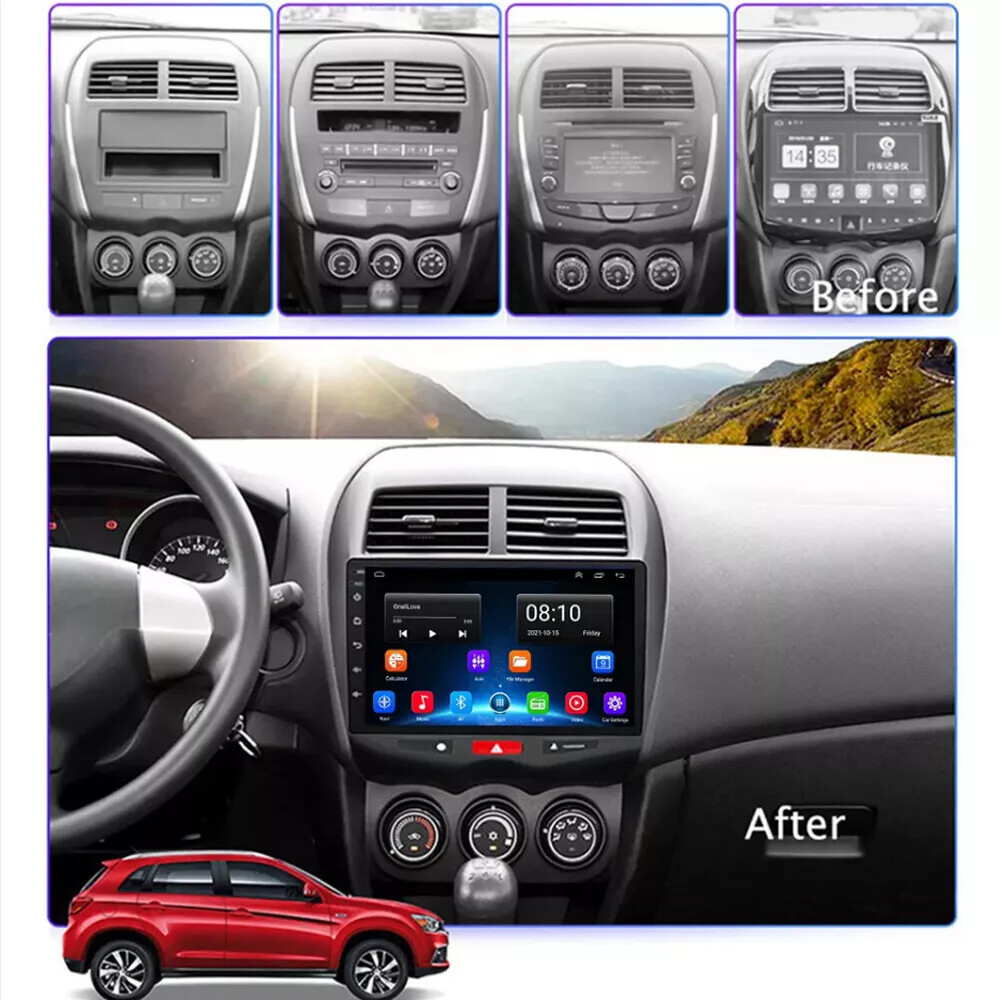 For Mitsubishi Outlander Sport 2011-2017 Carplay Android 13 Car Radio GPS Stereo
