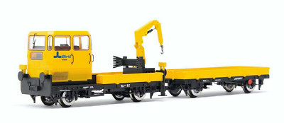 RIVAROSSI HR2910D 30836290 Draisine KLV 53 Sirti Gelbe Farbe Kran Anhänger DCC