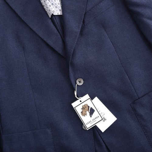 SUITCON Loro Piana Sakko Jacket ca. 58cm Sunset Kaschmir Seide Blau Cashmere Sil - Bild 7 von 17