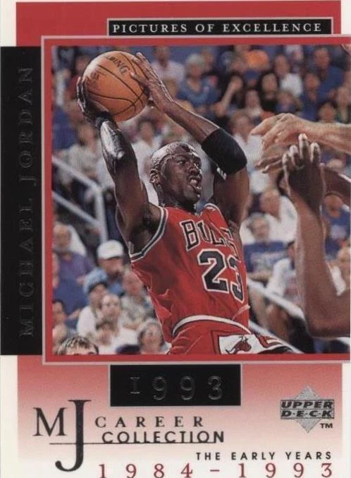 1996 Upper Deck The Jordan Collection Jumbo - Michael Jordan #JC18