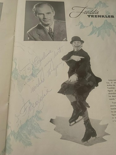 Programa de colección Hollywood Ice Revue 1953 firmado 10+ patinadores/actores Kirby Scott - Imagen 6 de 9