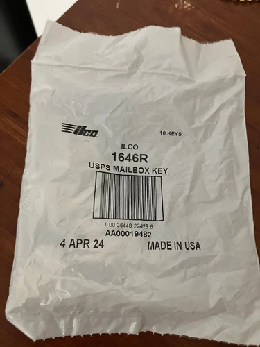 10 PACK ILCO 1646R BO1 KEY BLANK NICKEL PLATED BRASS 5 PIN NEW SEALED