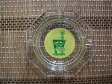 Vintage Clear Glass HOLIDAY INN Octagon Ashtray
