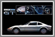 1970 Buick Opel GT Original Ad, Toolbox / Refrigerator Magnet, TOP QUALITY