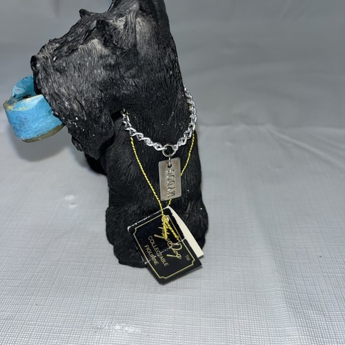 Conversations Concepts Scottish Terrier Figurine “My Dog” W/ Blue Slipper *read* - Picture 6 of 13