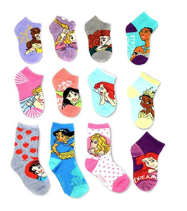 12 Days Of Socks Girls Disney Princess Advent Calendar Casual Socks Large 3 10 Ebay