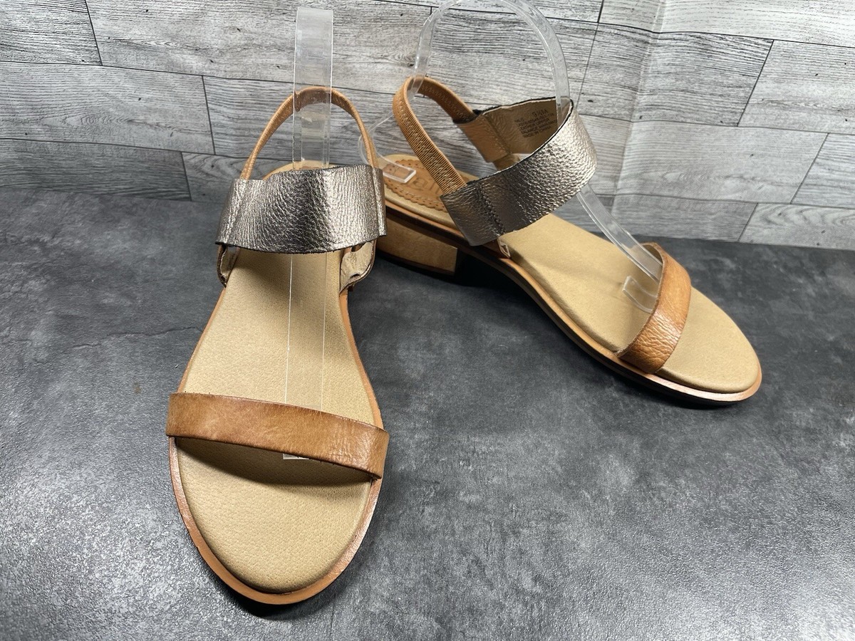 Latigo Sandals Women 9.5M Halo Shoes Brown Gray Leather 