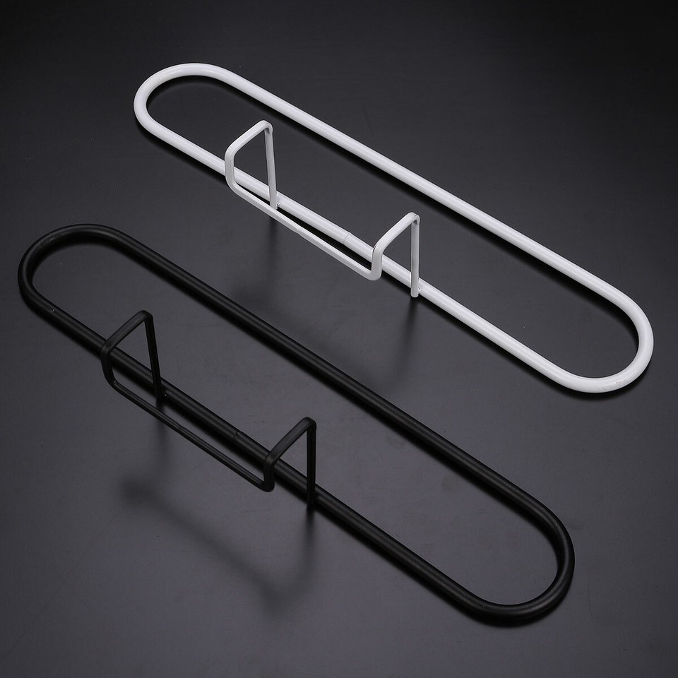 Over The Door Hand Towel Rack Kitchen Bathroom Durable Iron