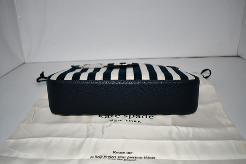 Kate Spade Hudson Convertible Striped Crossbody Bag Parisian Navy Multi #KH009 N - Bild 6 von 6