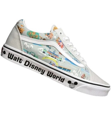 VANS x Walt Disney Parks World 50th Anniversary Old Skool Shoes Men’s Size 11 VANS x Walt Disney Parks World 50th Anniversary Park Map Old  main image 3