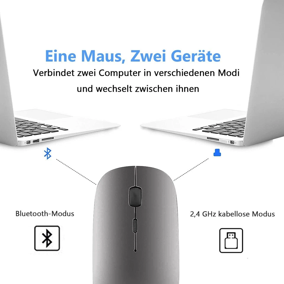 Kabellose Bluetooth Maus für MacBook - Bild 2 von 4