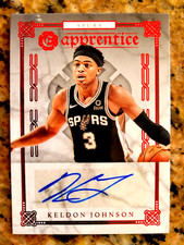 2019 Panini Chronicles Apprentice Signatures Red Keldon Johnson Rookie Auto RC