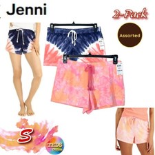 NWT 2-Pack Jenni S Sleep Shorts Tiedye 100117303MS 100117304MS 43