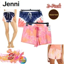 NWT  2-Pack Jenni S Sleep Shorts Tiedye 100117303MS 100117304MS $43
