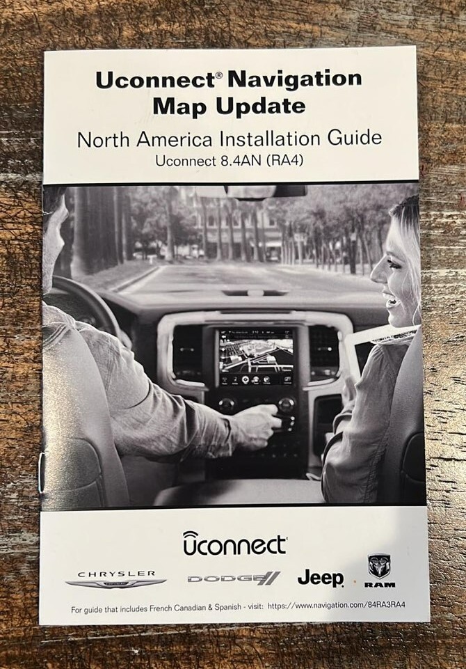 Uconnect®  Navigation System GPS Map Update Home