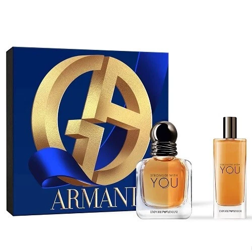 Emporio armani stronger with you gift on sale set 50ml