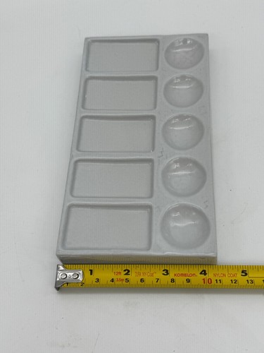 Preowned Large Ceramic Colour Pallette Dental Lab Equipment Estate CHIPPED - Picture 7 of 8