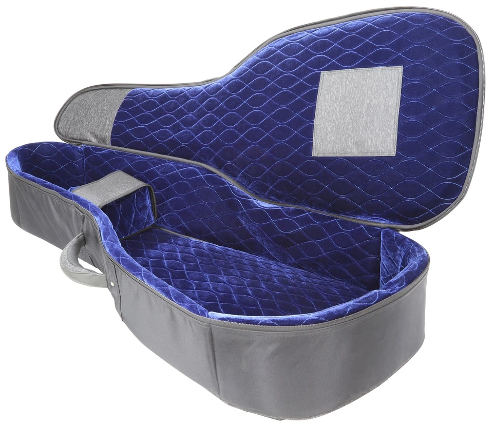 Reunion Blues RBXOA2 Oxford Dreadnought Guitarra Acústica Estuche, Gris Oscuro Foto 2 de 4