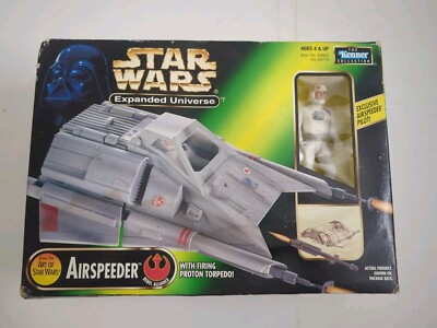 Star Wars Expanded Universe Airspeeder With Exclusive Pilot Kenner 1997