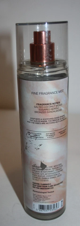 Vaporizador de fragancia fina Bath & Body Works Coco Paradise 8 oz NUEVO Foto 3 de 4