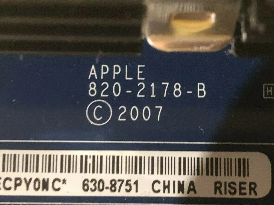 Genuine Apple Memory Riser Card for A1186 Mac Pro 31 2008 820-2178-B w/ Warranty - Image 2 of 2