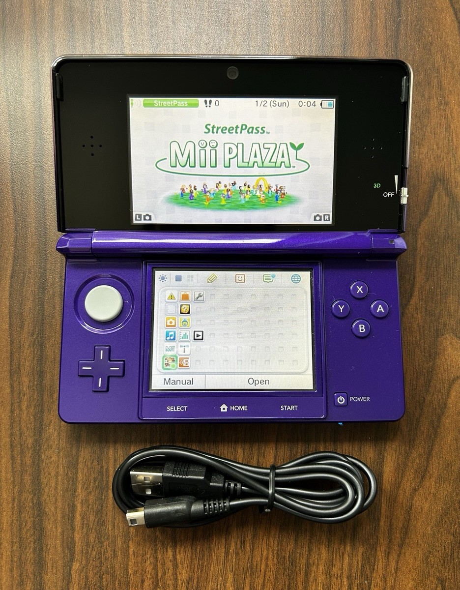 USA VERSION Nintendo 3DS Handheld System tested/working-midnight