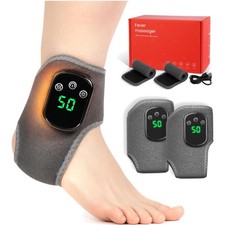 Foot Triple Method Massager - Cordless Portable Foot and Ankle Massager with ...