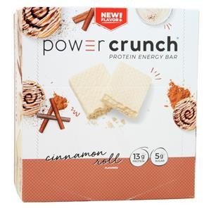 Протеи энергетический батончик Power Crunch с корицей, 12 батончиков