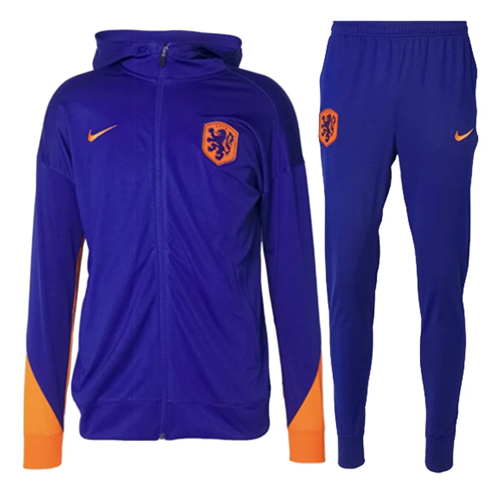 Nike Herren Trainingsanzug Niederlande Blau Hoodie Hose S M L XL Fußball