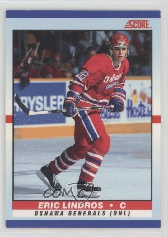 1990-91 Score Young Superstars Eric Lindros #40 Rookie RC HOF 1df1