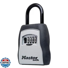 Master Lock Key Lock Box, Outdoor Lock Box for House Keys, Portable Combinati