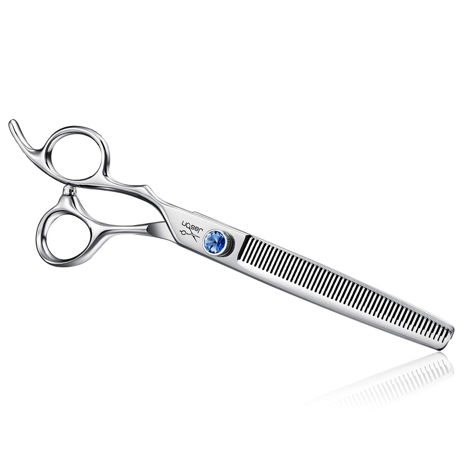 Left Handed 7" 50 Teeth Blending Dog Grooming Scissor, Ergonomic Cats Groomin...