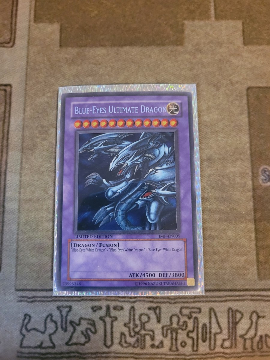 YUGIOH BLUE-EYES ULTIMATE DRAGON JMP-005 SECRET LIMITED ED NM 1/2