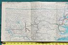 1949 Norfolk Southern Railway Map Virginia Railroad Pamlico Greenville Wilson — photo 2