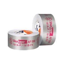 Shurtape 232622 AF 099 UL 181A-P/B-FX Silver Aluminum Foil Tape, 60YD x 2.5IN