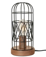 Unique Small Industrial Table Lamp with Touch Control  Dimmable Light, Vinta...
