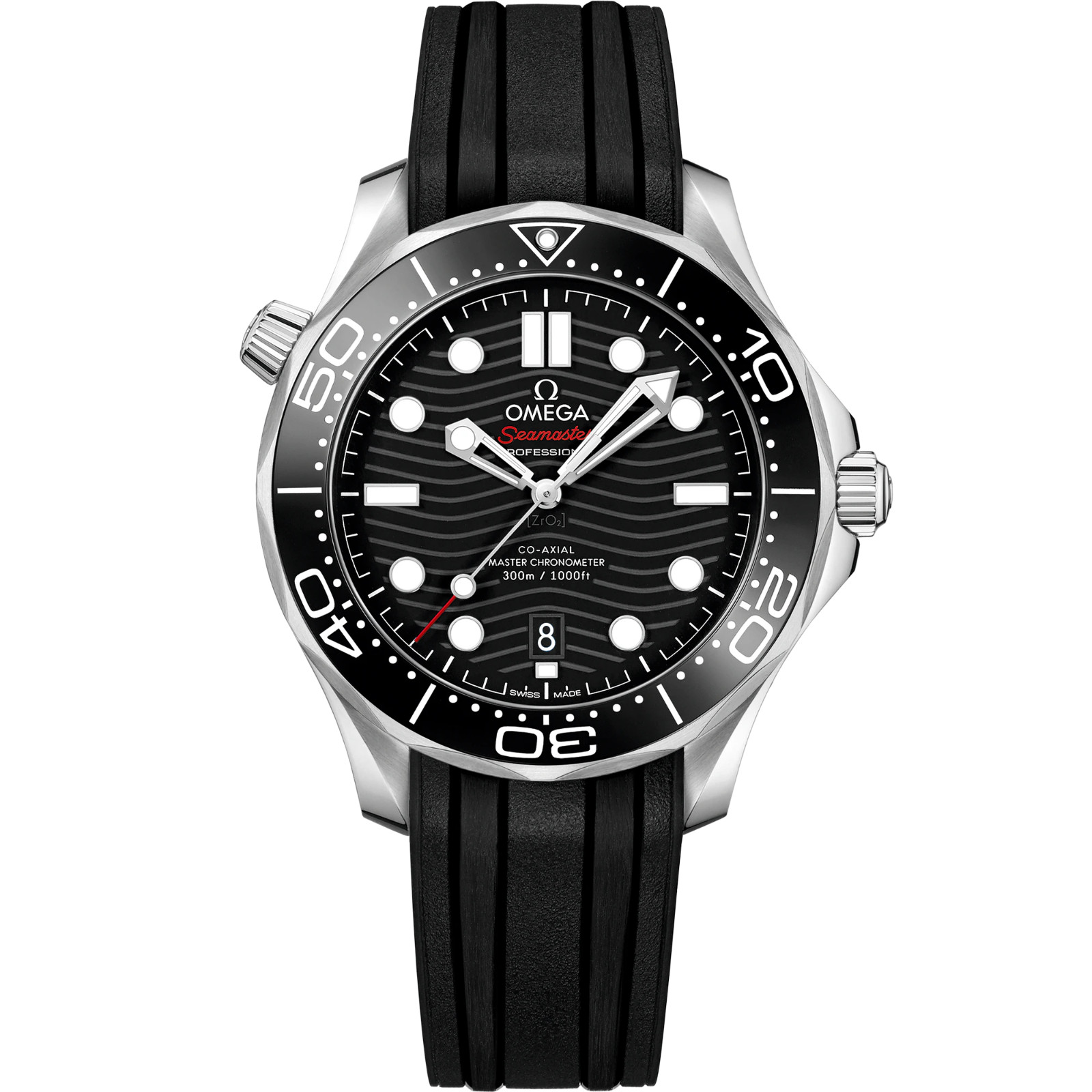 Unworn Omega Seamaster Diver 300M 42mm, Black, 210.32.42.20.01.001, dated 2026