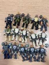 Halo Mega Construx Marine Figure Lot of 15Pcs...
