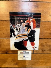 ZAC RINALDO PHILADELPHIA FLYERS AUTOGRAPHED SIGNED 11 X 14 PHOTO COA