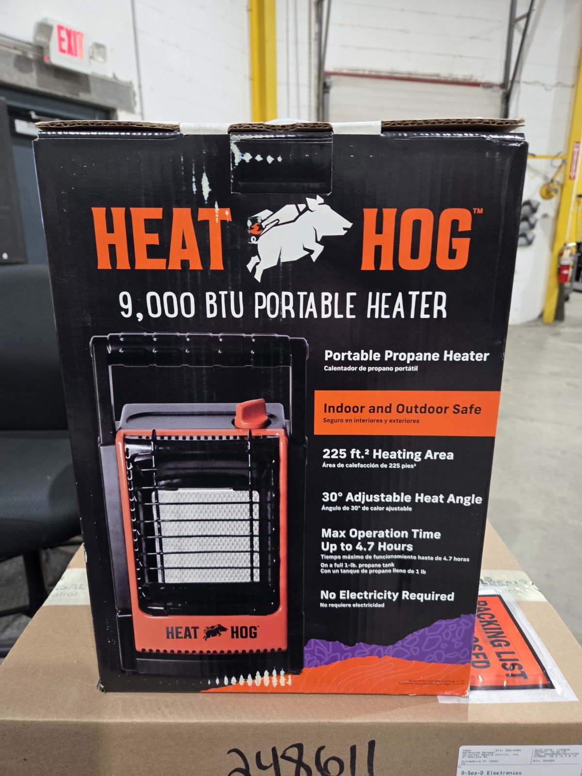 Heat Hog 9,000 BTU Portable Propane Radiant Space Heater, In