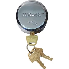Trimax Hockey Puck Shackle-Less Steel Padlock, Universal Fit, Model# THPXL