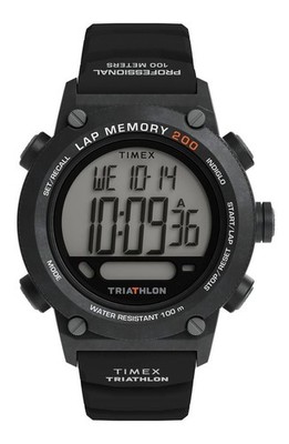 Timex Men's Accessories Watch Timex Triathalon Digital 200Lap Silicone Strap Wat