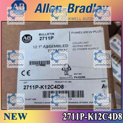 2711P-K12C4D8 New NEW PLC PanelView Plus Terminal 2711P K12C4D8 AB US
