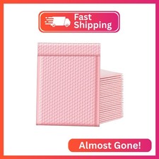 Famagic Pink Bubble Mailers 8.5 X 11 for Clothes and Books, 40pcs