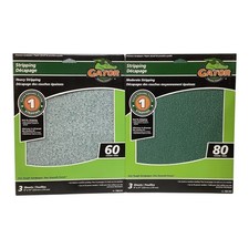 Gator 60 & 80 Grit Step-1 Coarse Sandpaper fo...