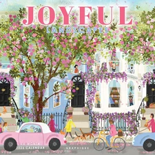 2026 Joyful Landscapes Wall Calendar | 12” X 12” | Thick Paper | Home & Office O
